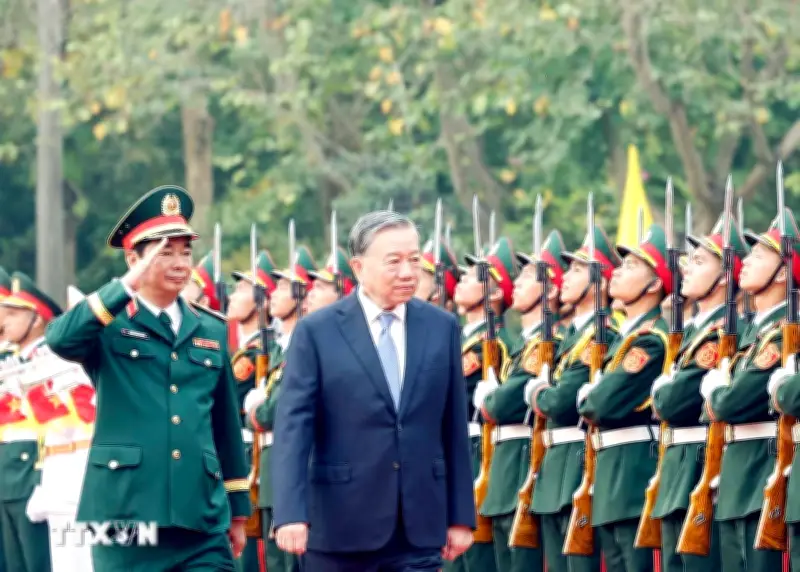 Tổng Bí thư Tô Lâm nhấn mạnh vị trí đặc biệt của Việt Bắc-Quân khu 1 trong lịch sử dân tộc