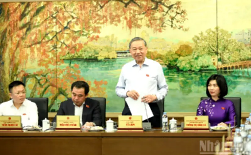 Tổng Bí thư Tô Lâm nhấn mạnh yêu cầu xây dựng Luật Thủ đô đặc thù vượt trội