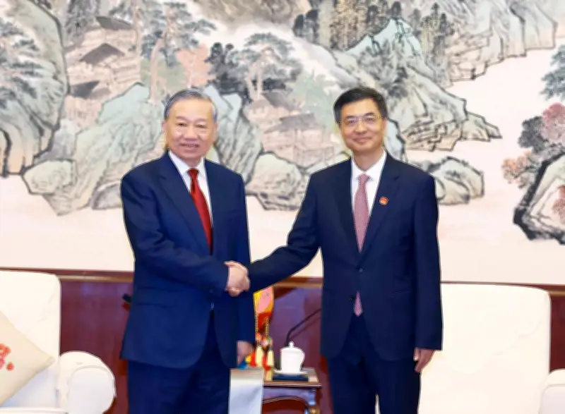 Tổng Bí thư Tô Lâm tiếp Bí thư Khu ủy Quảng Tây Trần Cương tại Hà Nội