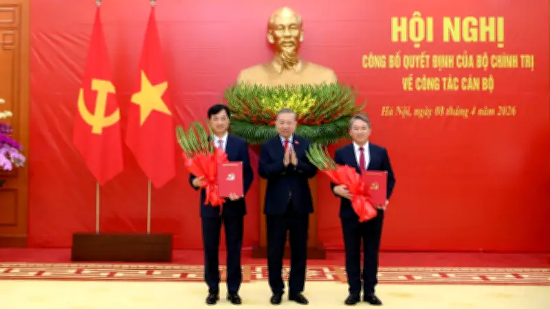 Tổng Bí thư Tô Lâm trao quyết định bổ nhiệm nhân sự cấp cao Trung ương