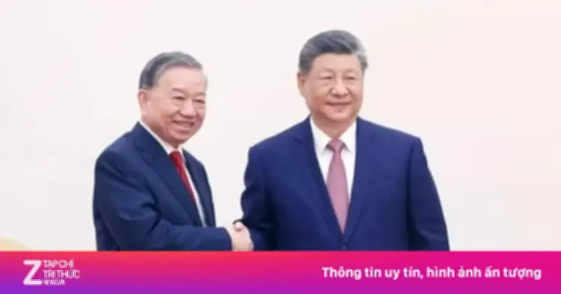 Tổng Bí thư Tô Lâm và Tổng Bí thư Tập Cận Bình gặp gỡ thanh niên hai nước trong Hành trình Đỏ