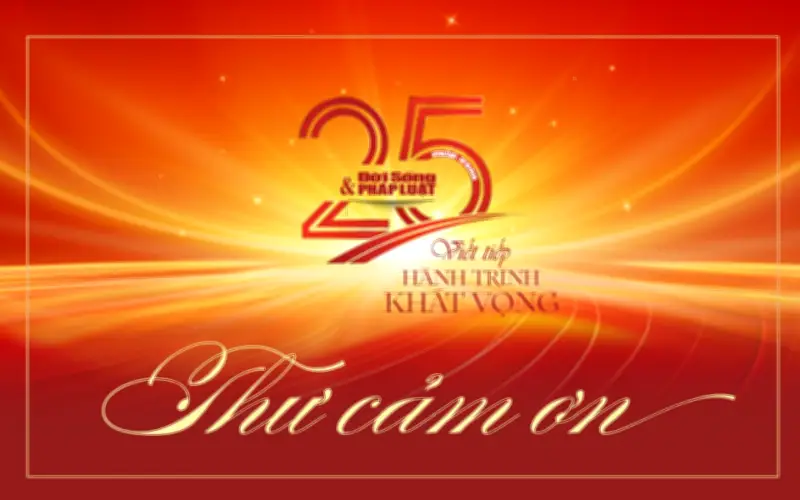 Tổng Biên Tập Tạp Chí Đời Sống & Pháp Luật Gửi Thư Cảm Ơn Độc Giả