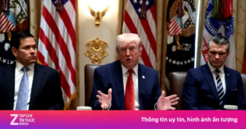 Tổng thống Trump triệu tập họp khẩn tại Nhà Trắng giữa căng thẳng eo biển Hormuz