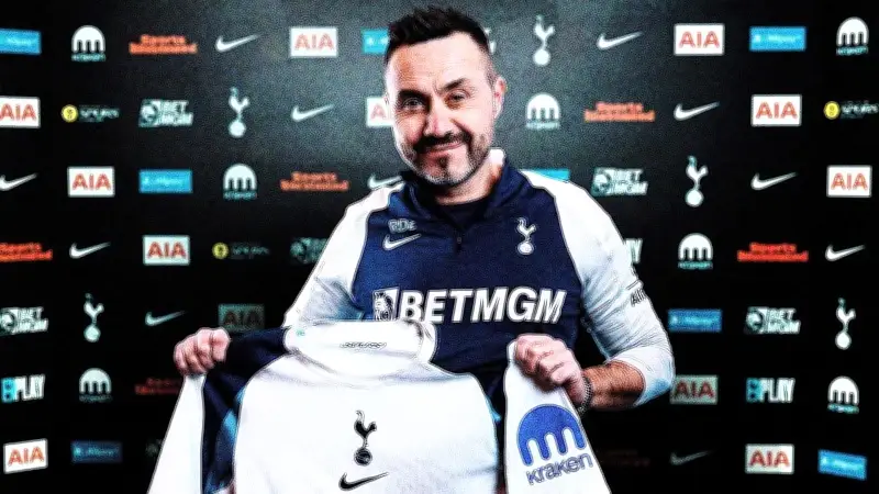 Tottenham Đối Mặt Nguy Cơ Xuống Hạng, De Zerbi Đối Đầu Thách Thức Lịch Sử