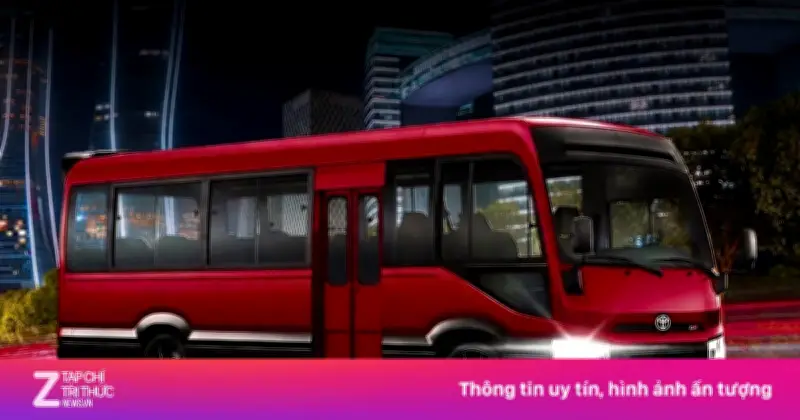 Toyota Philippines tung trò đùa Cá tháng Tư với xe bus hiệu năng cao động cơ V12
