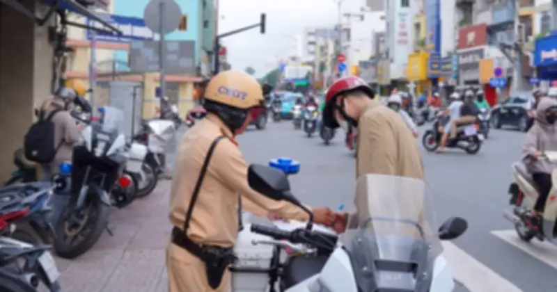 TP.HCM có 3 phường lọt top 10 vi phạm giao thông nhiều nhất cả nước quý 1/2026