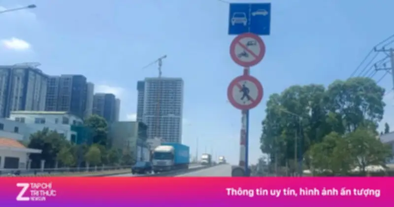 TP.HCM Cấm Tuyệt Đối Xe Máy Lên Cầu Vượt Ngã Tư 550 Từ Ngày 6/4