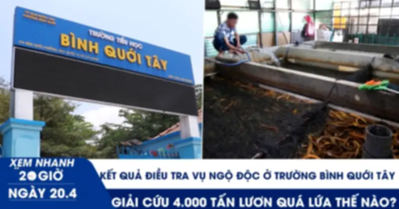 TP.HCM công bố kết quả điều tra ngộ độc thực phẩm tại Trường Bình Quới Tây