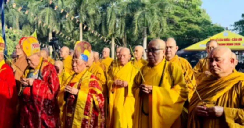 TP.HCM: Hơn 3.000 người tham dự đại lễ cầu siêu, cầu an dịp tiết Thanh Minh 2026