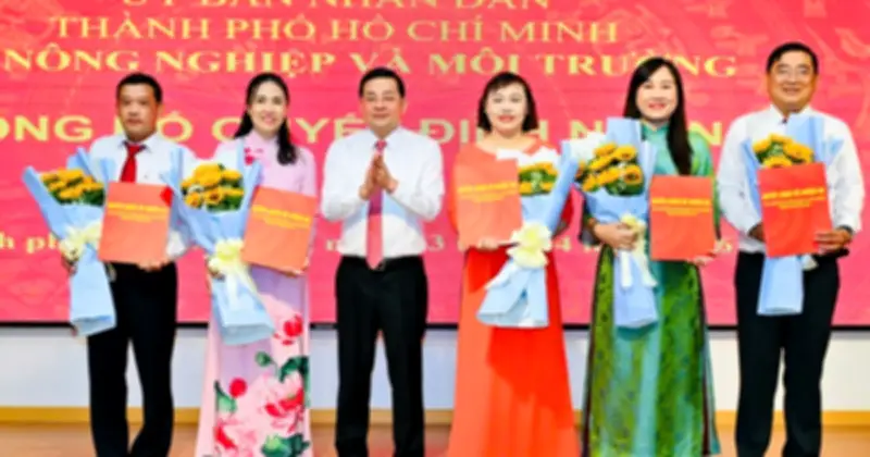 TP.HCM Điều Động, Bổ Nhiệm Loạt Cán Bộ Lãnh Đạo Ngành Đất Đai Và Tài Nguyên Môi Trường