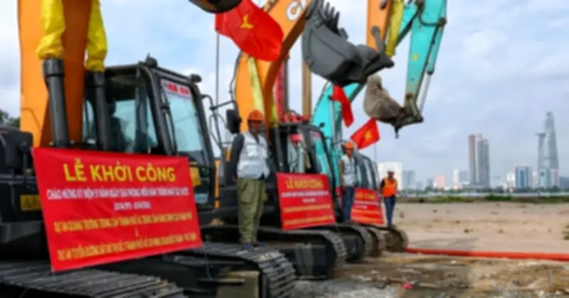 TP.HCM khởi công loạt dự án trọng điểm hơn 155.000 tỉ đồng