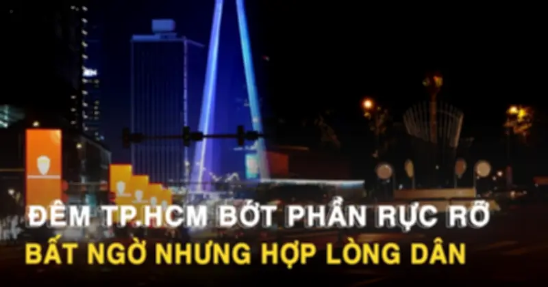 TP.HCM: Đèn quảng cáo 'ngủ sớm', người dân ủng hộ tiết kiệm điện