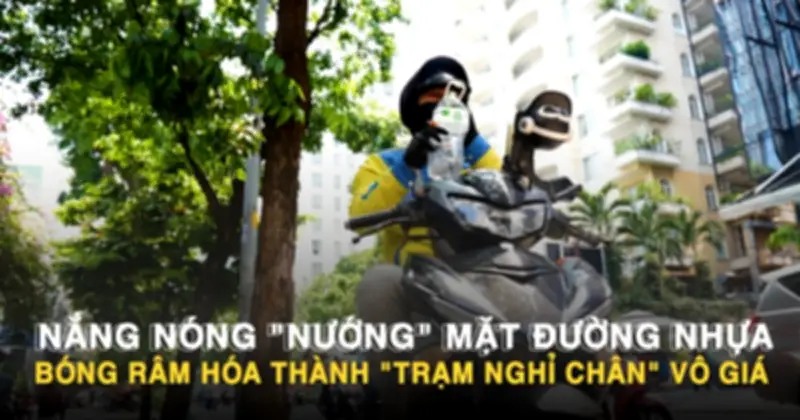 TP.HCM nắng nóng kỷ lục: Dừng đèn đỏ trở thành 'cực hình kép' với tài xế công nghệ