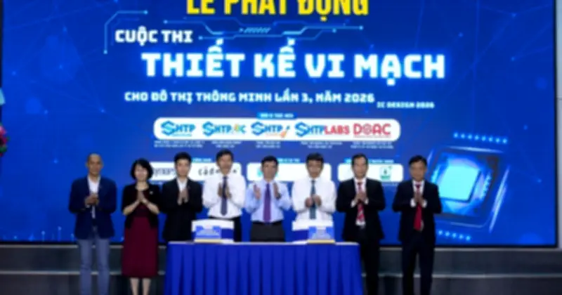TP.HCM Phát Động Cuộc Thi Thiết Kế Vi Mạch Xanh Cho Đô Thị Thông Minh 2026
