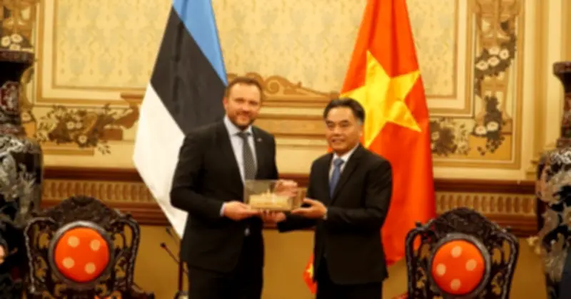 TP.HCM thúc đẩy hợp tác với Estonia trong chuyển đổi số và công nghệ