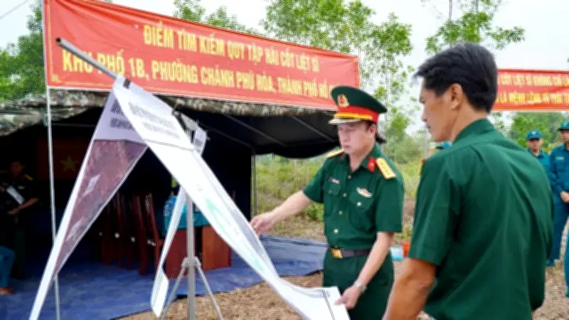 TP.HCM tiếp tục quy tập hài cốt liệt sĩ sau giai đoạn đào tìm đầu tiên