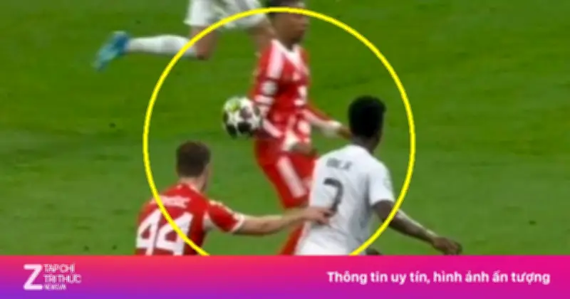 Tranh cãi trọng tài dậy sóng: Real Madrid thua Bayern Munich 1-2 tại Champions League