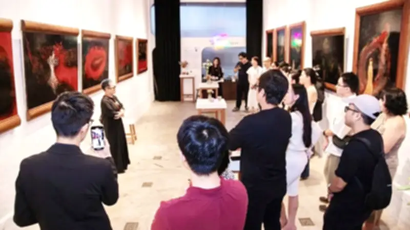 Triển lãm 'Nguyện' của họa sĩ Trương Thúy Anh: Không gian trầm lắng đưa người xem trở về với nội tâm