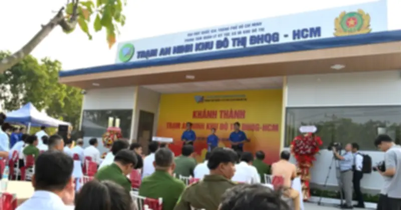 Trạm An Ninh Khu Đô Thị ĐH Quốc Gia TP.HCM: Giấc Mơ Hơn 10 Năm Thành Hiện Thực