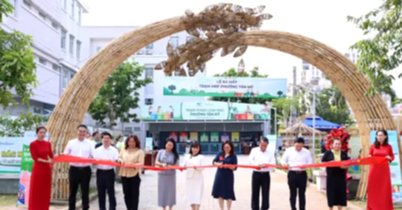 Trạm MRF Tân Mỹ: Mô hình số hóa thu hồi rác thải nhựa, hướng tới kinh tế tuần hoàn