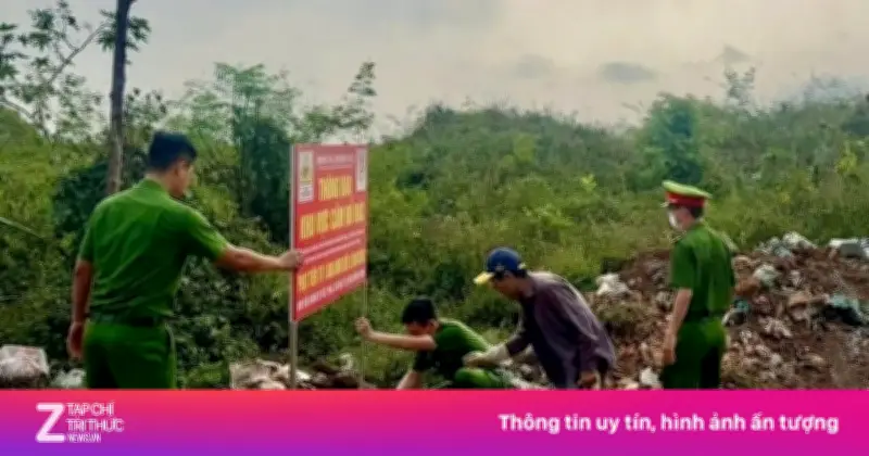 Đổ trộm rác tại Đắk Lắk, thanh niên bị phạt 1,5 triệu và buộc dọn sạch