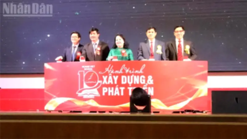 Trường Hoàng Việt Đắk Lắk kỷ niệm 10 năm thành lập, khẳng định vị thế giáo dục ngoài công lập