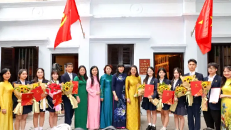 Trường Việt Đức kết nạp Đảng cho 9 học sinh ưu tú năm thứ ba liên tiếp