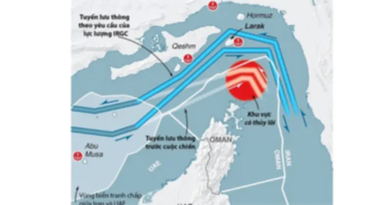 Trump cáo buộc Iran vi phạm thỏa thuận, eo biển Hormuz vẫn ì ạch