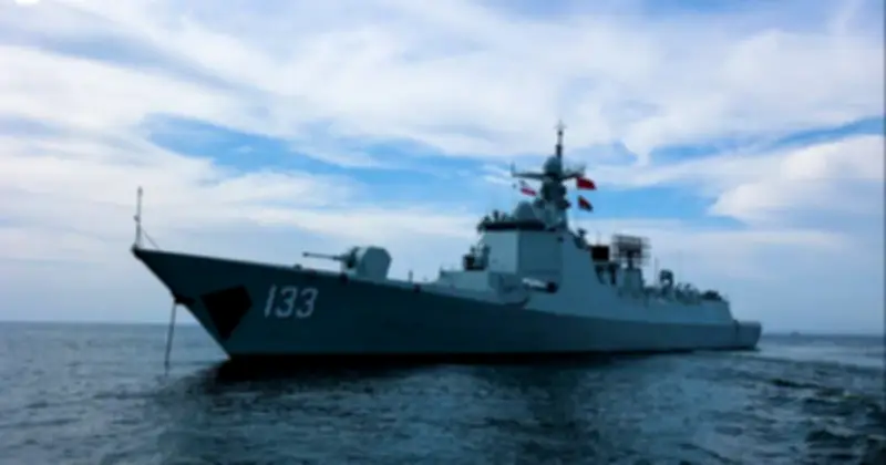 Tàu khu trục Type 052D dẫn đầu diễn tập hải quân Trung Quốc tại Tây Thái Bình Dương