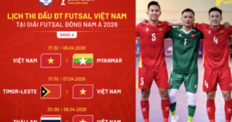 TV360 phát trực tiếp giải vô địch futsal Đông Nam Á 2026 - Cơ hội vàng cho đội tuyển Việt Nam