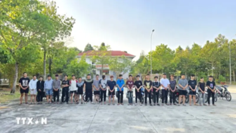 Tây Ninh khởi tố 24 đối tượng gây rối trật tự công cộng, lạng lách trên quốc lộ