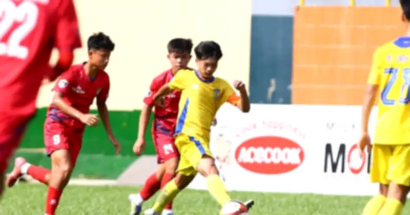 U.15 SLNA đánh bại Tây Ninh 2-0, sớm giành vé vào tứ kết giải bóng đá trẻ
