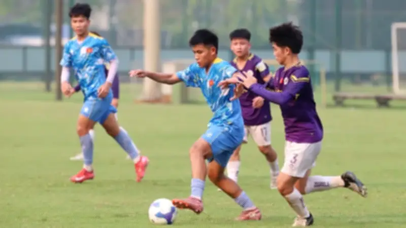 U17 Việt Nam Thắng Đậm 3-0 Trước U17 Hà Nội Trong Trận Tổng Duyệt Cuối Cùng