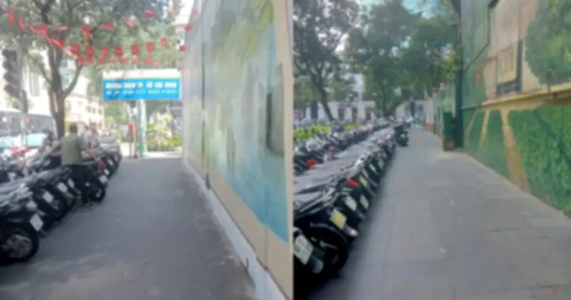 UBND phường Sài Gòn đề xuất di dời bãi giữ xe Đường sách TP.HCM vì lo ngại an ninh, giao thông
