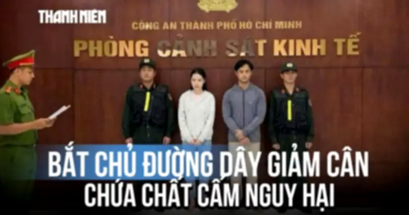 Vợ chồng chủ đường dây sản xuất trà giảm cân chứa chất cấm sibutramine bị bắt