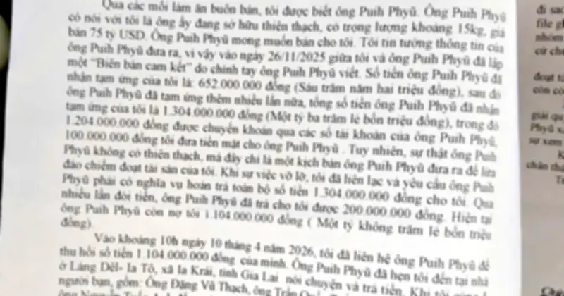 Vụ lừa đảo mua thiên thạch 75 tỉ USD ở Gia Lai: Nạn nhân bị hành hung, công an vào cuộc