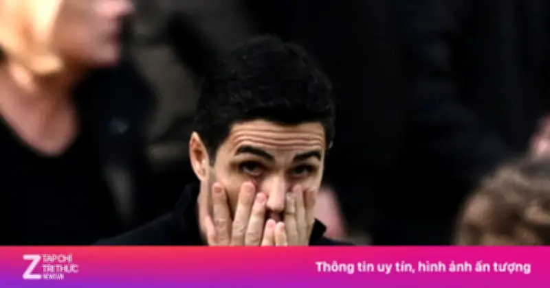 Vẻ mặt hoảng loạn của HLV Arteta khi Arsenal thua sốc trước Bournemouth