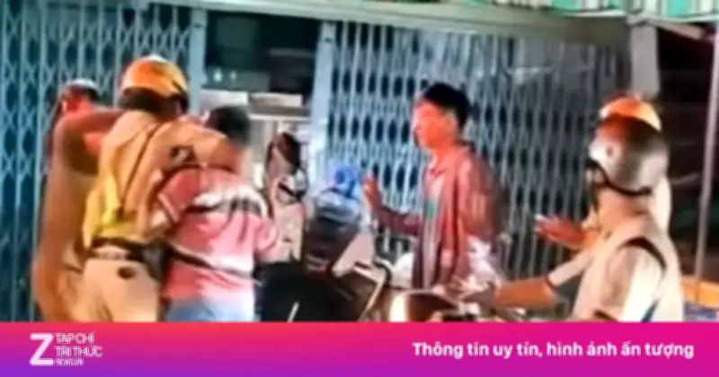 Video gọi người nhà ngăn CSGT xử lý vi phạm nồng độ cồn gây tranh cãi