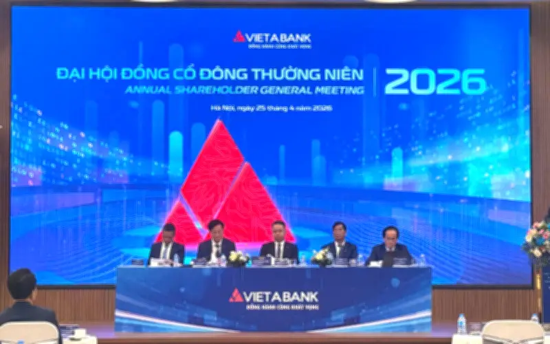 VietABank ĐHĐCĐ 2026: Tăng vốn 55%, lợi nhuận quý I đạt 508 tỷ đồng