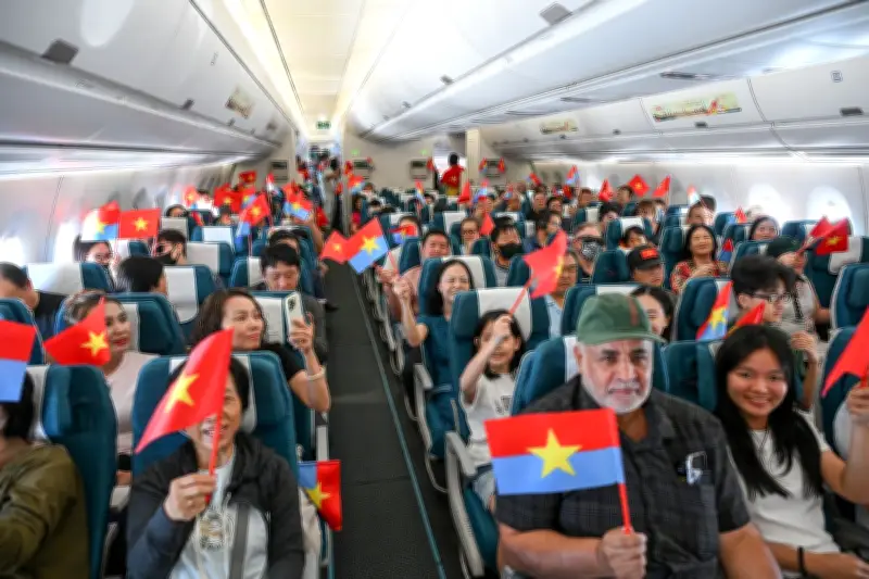 Vietnam Airlines thực hiện chuyến bay đặc biệt kỷ niệm Ngày Giải phóng miền Nam