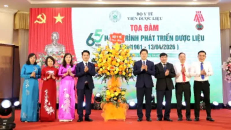 Viện Dược liệu kỷ niệm 65 năm thành lập, đặt mục tiêu phát triển bền vững ngành dược liệu