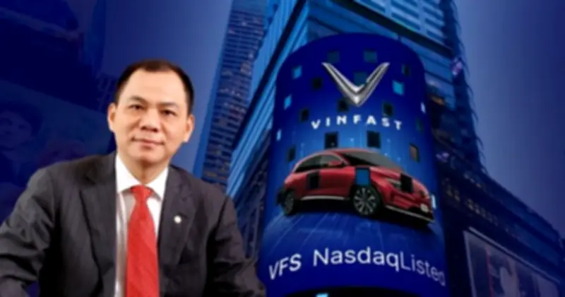 VinFast tăng giá mạnh, vốn hóa vượt 11 tỷ USD, ông Phạm Nhật Vượng giàu nhất Đông Nam Á