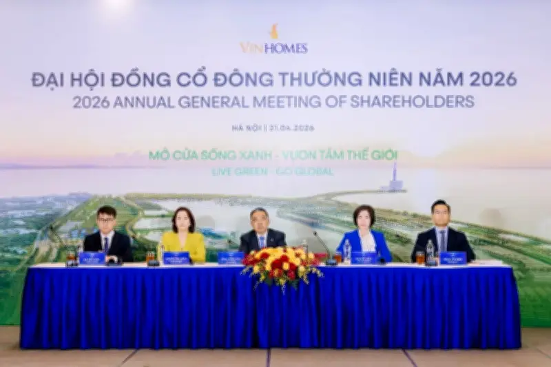 Vinhomes đặt mục tiêu lợi nhuận sau thuế 60.000 tỷ đồng vào năm 2026