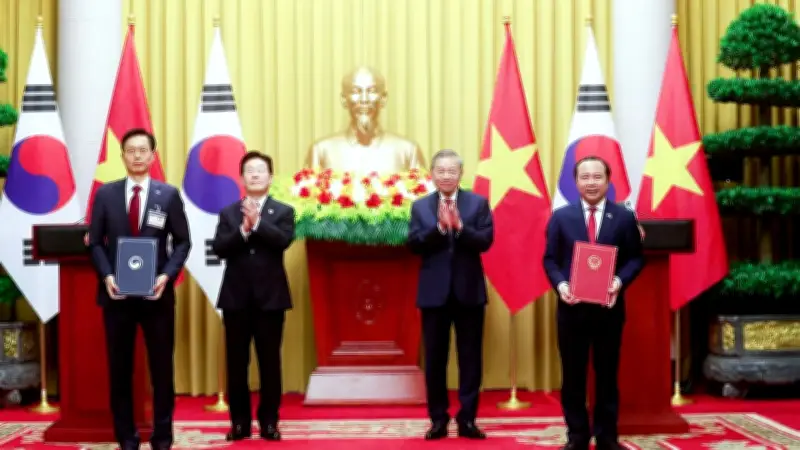 Việt Nam - Hàn Quốc Ký Văn Kiện Hợp Tác Chiến Lược Về Khoa Học, Công Nghệ Và Đổi Mới Sáng Tạo