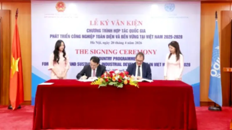 Việt Nam và UNIDO ký kết chương trình hợp tác quốc gia 2025-2028 trị giá 72 triệu USD