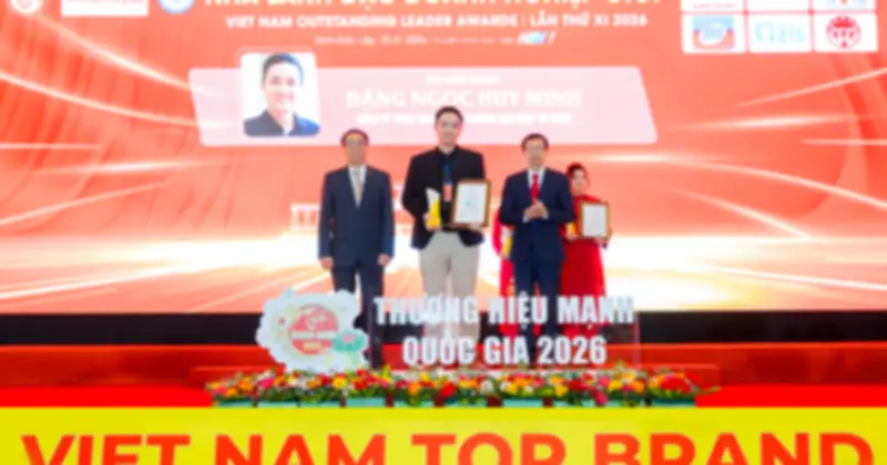 VOVO Thương Mại Điện Tử Được Vinh Danh Thương Hiệu Mạnh Quốc Gia 2026 Tại TP.HCM