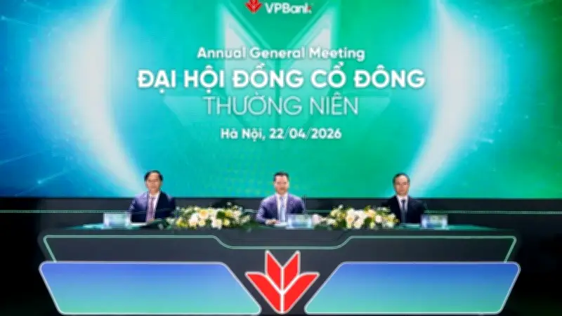 VPBank thông qua kế hoạch tăng vốn lên 106.200 tỷ đồng, đặt mục tiêu lợi nhuận 41.323 tỷ