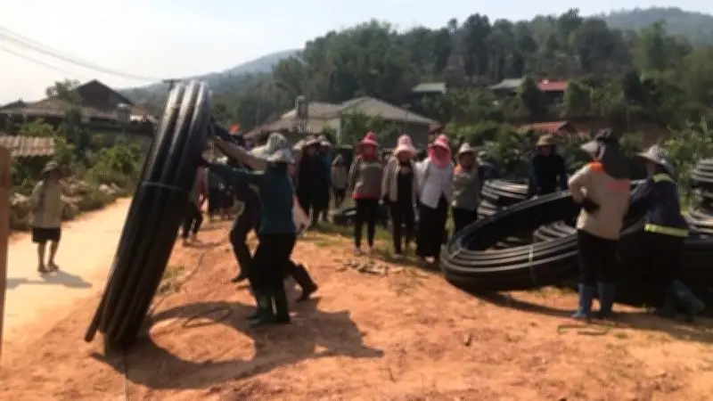 Xã Chiềng Sinh khởi công 5 hệ thống cấp nước tự chảy với nguồn vốn 5,1 tỷ đồng từ Quỹ VNHELP