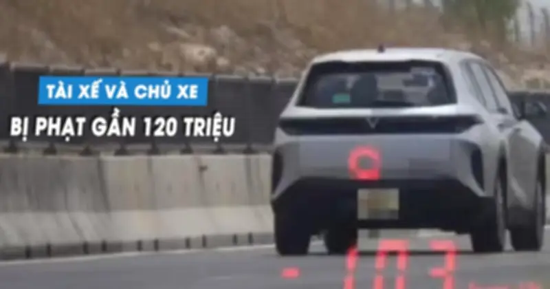 Xử Phạt Gần 120 Triệu Đồng: Ô Tô Vi Phạm Nhiều Lỗi Trên Cao Tốc Phan Thiết - Vĩnh Hảo