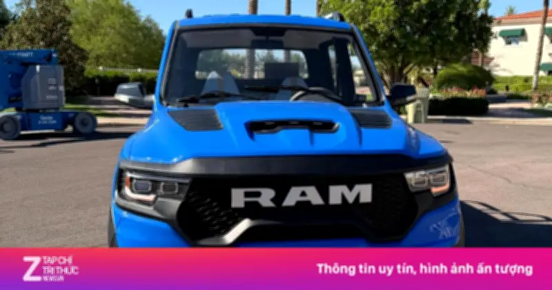 Xe golf Trung Quốc 'nhái' bán tải Ram TRX giá chưa tới 4.000 USD